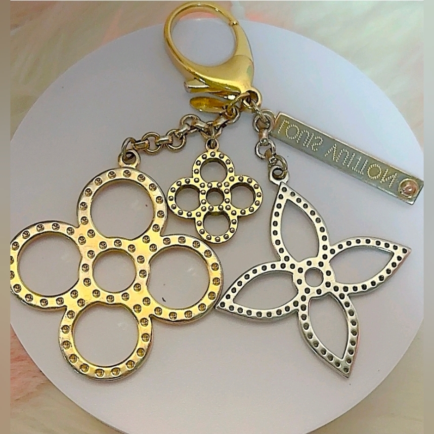 Louis Vuitton Gold And Silver Key Holder